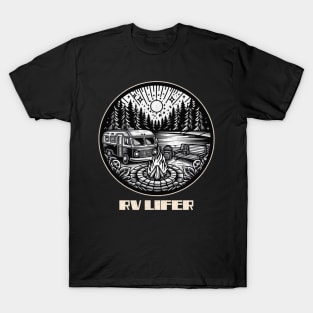 RV lifer campground T-Shirt